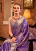 Veronica Purple Woven Banarasi Tissue Silk Saree
