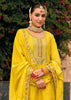 Blazing Yellow Embroidered Designer Suit Set