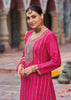 Magenta Pink Embroidered Designer Suit Set