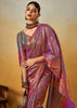 Sparkling Purple Dual Tone Woven Kanjivaram Silk Saree