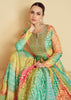 Multicolor Party Wear Printed Anarkali With Dupatta