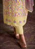 Delight Yellow Embroidered Suit Set With Digital Print