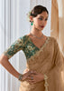Pre Order: Sand Beige Designer Silk Saree