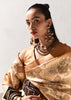 Sandstorm Brown Woven Banarasi Silk Saree With Digital Print