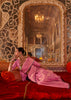 Carnation Pink Woven Kanjivaram Silk Saree