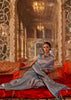 Princess Blue Woven Kanjivaram Silk Saree