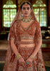 Royal Brown Heavy Embroidered Designer Lehenga