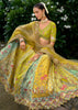 Shaded Multi-Color Yellow Elegance Embroidered Lehenga