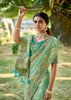 Light Green Woven Banarasi Designer Silk Saree With Embroidered Blouse