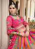Multicolor Banarasi Silk Embroidered Lehenga