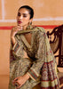 Safari Beige Embroidered Suit Set With Digital Print