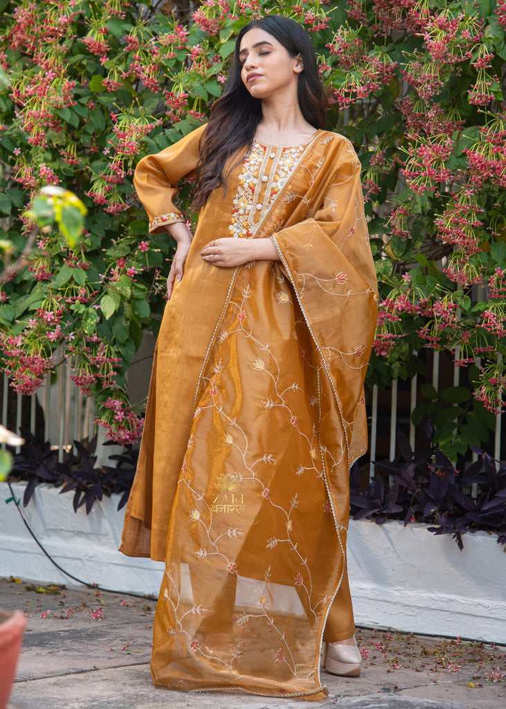 Marigold Yellow Thread Suit (10702849441985)
