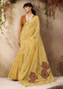 Mellow Yellow Woven Cotton Silk Saree