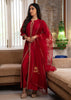 Crimson Lattice Adorn Suit Set (10702022082753)