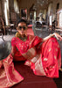 Raspberry Pink Dual Tone Woven Banarasi Silk Saree