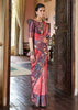 Radiant Rose & Plum Dual Tone Bronze Zari Woven Banarasi Silk Saree