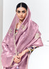 Opera Mauve Designer Organza Tissue Silk Saree With Printed Blouse