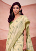 Delight Yellow Woven Cotton Silk Saree