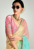 Multicolour Shaded Ombre Banarasi Tissue Saree