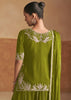 Mehendi Green Designer Lehenga Set