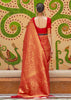 Wedding Edit: Bridal Red Kanjivaram Silk Saree