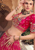 Bridal Pink Embroidered Designer Lehenga Set