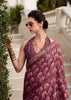 Red Printed Cotton Silk Saree