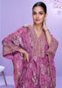 Orchid Purple Georgette Kaftaan Sharara Set