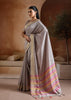 Iris Purple Woven Banarasi Silk Saree