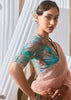 Pre Order:Bloom Pink Designer Silk Saree