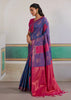 Lilac Purple Banarasi Silk Saree