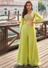Canary Yellow Designer Indo Western Set