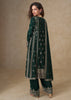 Jasper Green Embroidered Suit Set