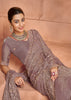 Aura Purple Designer Tissue Silk Saree