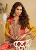Yellow And Orange Ethnic Printed Co-ord Set