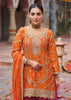 Orange And Pink Embroidered Designer Suit Set