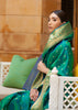 EMERALD GREEN AND GOLD WOVEN KANJIVARAM SAREE (6946400338113)