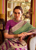 Dusky Green Banarasi Soft Silk Saree