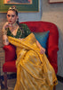 Festive Yellow Woven Banarasi Soft Silk Saree