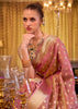 Blush Pink Woven Banarasi Tissue Silk Saree