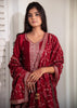 Royal Maroon Embroidered Suit set (10702867235009)