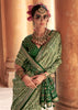 Fair Green Printed Patola Silk Saree
