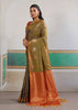 Herbal Green Woven Tussar Silk Saree