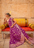 Festive Purple Woven Banarasi Georgette Silk Saree