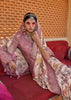 Sand Beige Floral Printed Silk Saree With Contrast Border