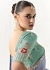 Allure Blue Designer Organza Tissue Silk Saree