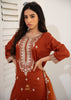 Brown Sienna Bloom Thread Suit Set (10702833352897)