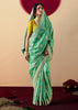 Jade Green Woven Banarasi Silk Saree