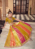 Mustared and Pink Embroidered Designer Lehenga Set
