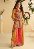 Yellow And Orange Ethnic Printed Co-ord Set